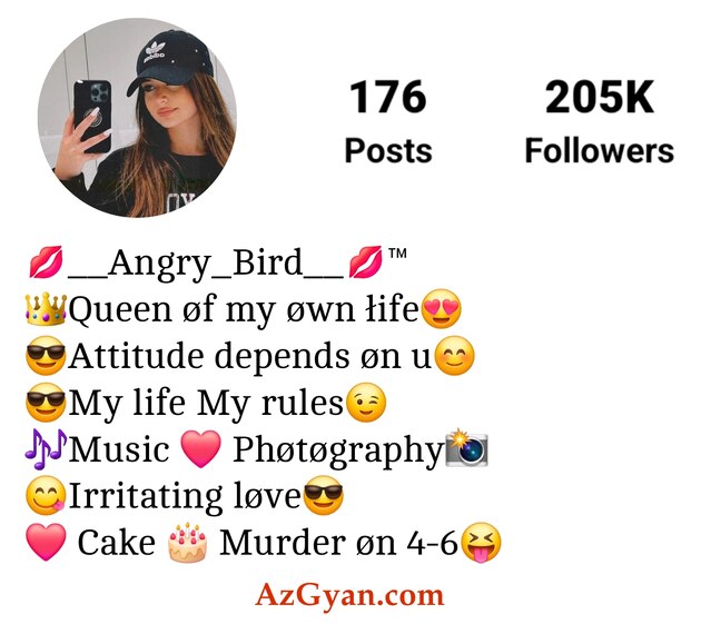 Instagram Bio For Girls Attitude