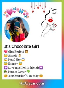 fb bio for girls