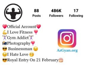 Gym Bio For Instagram