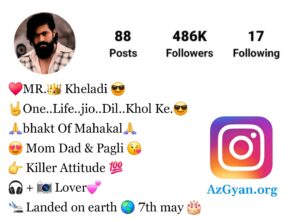 instagram bio in hindi