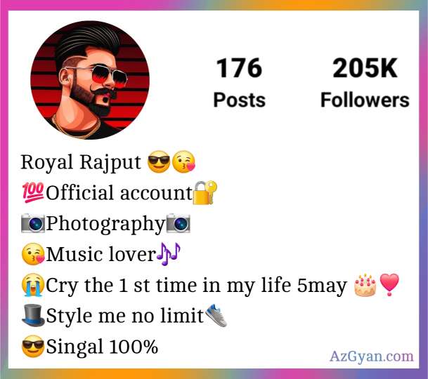 Rajput Instagram Bio