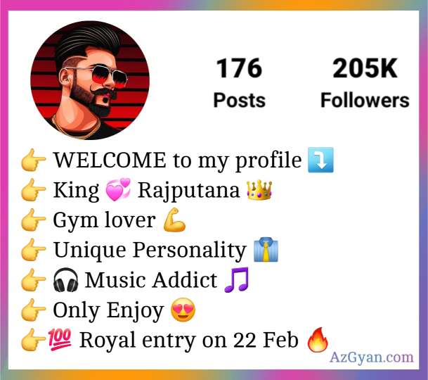 Royal Rajput Bio For Instagram