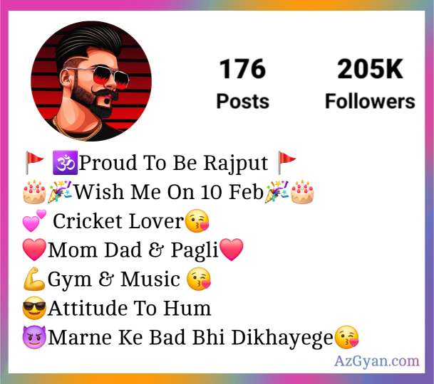 Instagram Bio For Rajput Boys