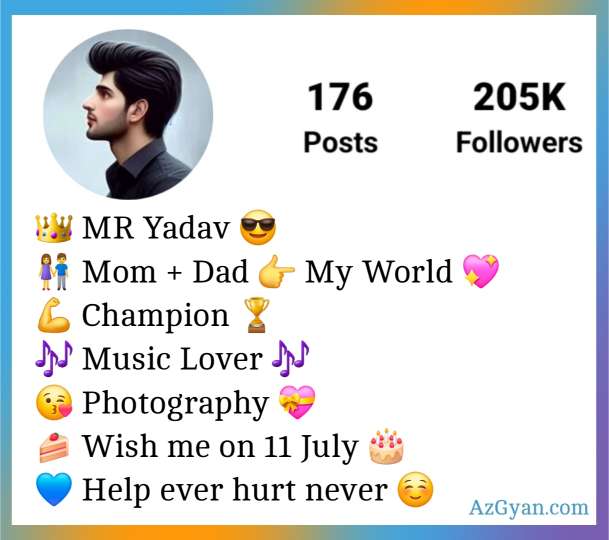 Cool Unique Yadav Bio For Instagram