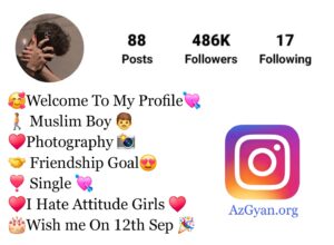 Islamic bio for Instagram